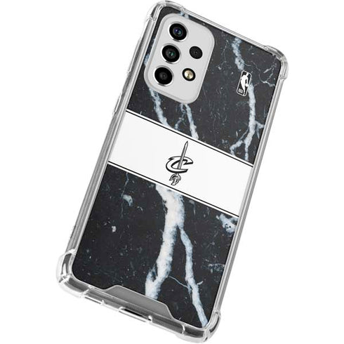 NBA Cleveland Cavaliers Marble Galaxy A53 5G Clear Case