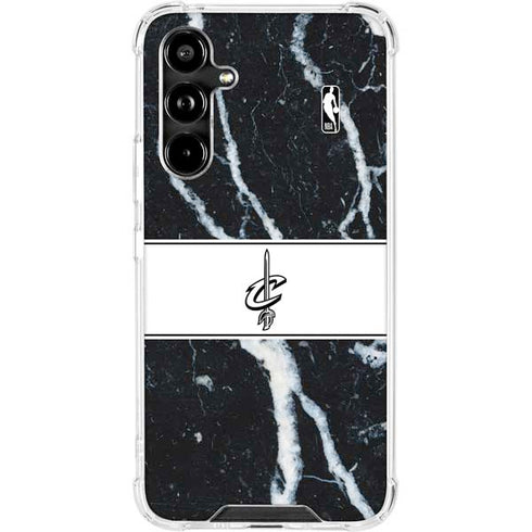 NBA Cleveland Cavaliers Marble Galaxy A54 5G Clear Case
