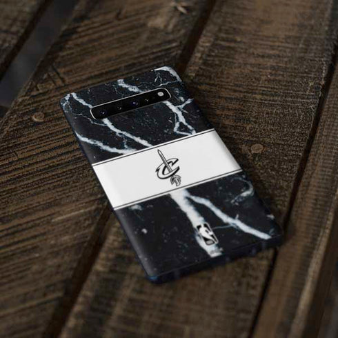 NBA Cleveland Cavaliers Marble Galaxy S10 Skin