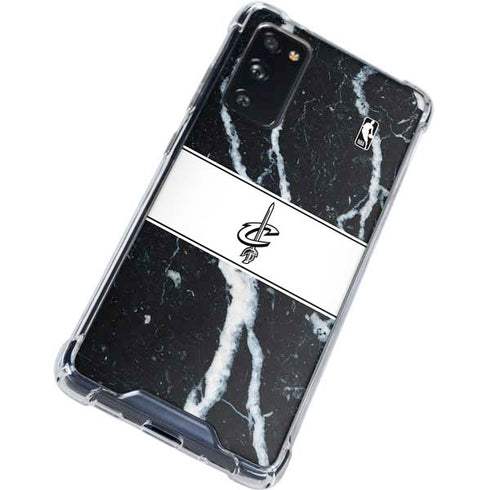 NBA Cleveland Cavaliers Marble Galaxy S20 FE Clear Case