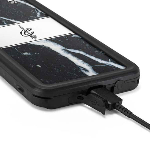 NBA Cleveland Cavaliers Marble Galaxy S20 Plus Waterproof Case