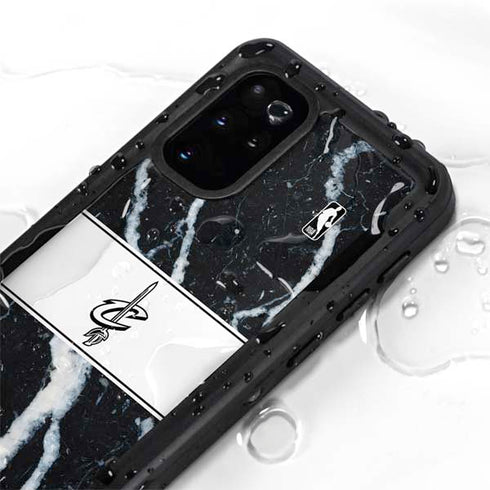 NBA Cleveland Cavaliers Marble Galaxy S20 Plus Waterproof Case