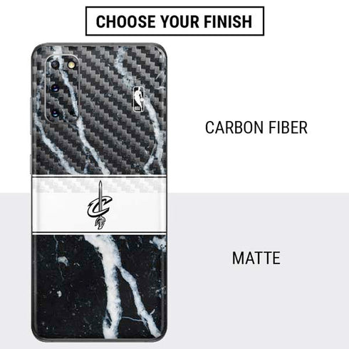 NBA Cleveland Cavaliers Marble Galaxy S20 Skin