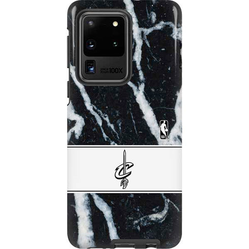 NBA Cleveland Cavaliers Marble Galaxy S20 Ultra 5G Pro Case