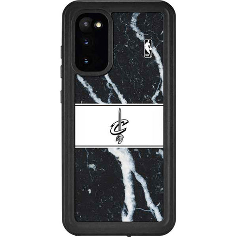 NBA Cleveland Cavaliers Marble Galaxy S20 Waterproof Case