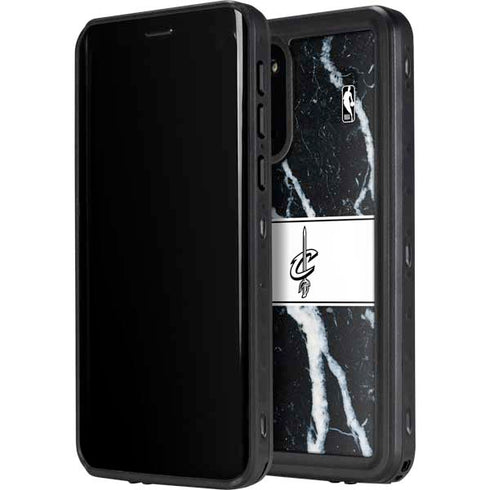 NBA Cleveland Cavaliers Marble Galaxy S20 Waterproof Case