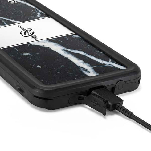 NBA Cleveland Cavaliers Marble Galaxy S20 Waterproof Case