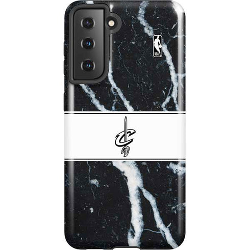 NBA Cleveland Cavaliers Marble Galaxy S21 5G Pro Case