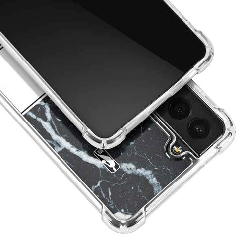 NBA Cleveland Cavaliers Marble Galaxy S21 FE Clear Case