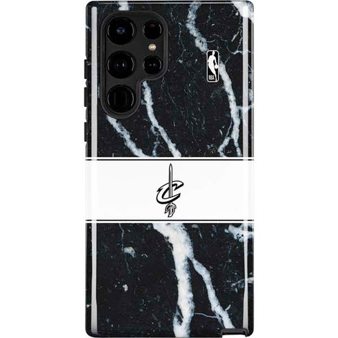 NBA Cleveland Cavaliers Marble Galaxy S22 Ultra Pro Case