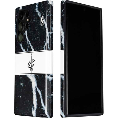 NBA Cleveland Cavaliers Marble Galaxy S22 Ultra Pro Case