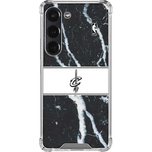 NBA Cleveland Cavaliers Marble Galaxy S23 Clear Case