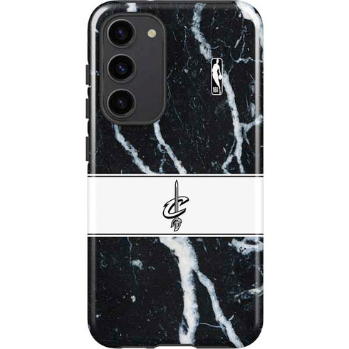 NBA Cleveland Cavaliers Marble Galaxy S23 Plus Pro Case