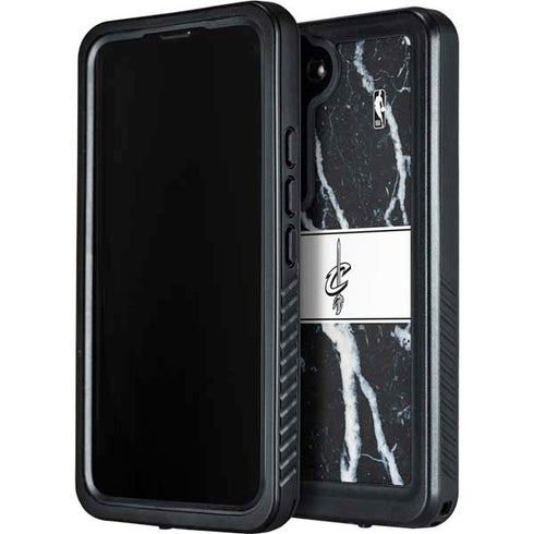 NBA Cleveland Cavaliers Marble Galaxy S23 Waterproof Case