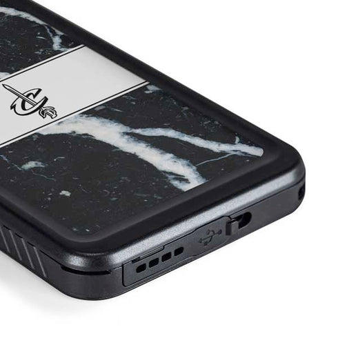 NBA Cleveland Cavaliers Marble Galaxy S23 Waterproof Case