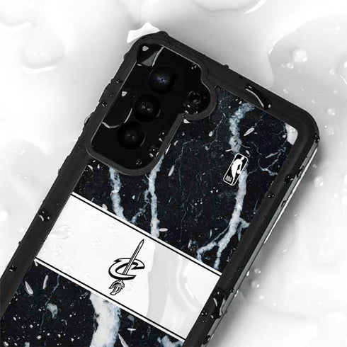 NBA Cleveland Cavaliers Marble Galaxy S23 Waterproof Case