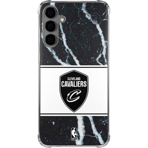NBA Cleveland Cavaliers Marble Galaxy S24 Plus Clear Case