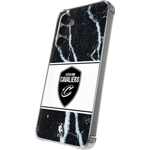 NBA Cleveland Cavaliers Marble Galaxy S24 Plus Clear Case