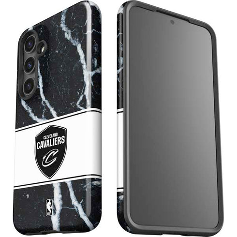 NBA Cleveland Cavaliers Marble Galaxy S24 Plus Impact Case