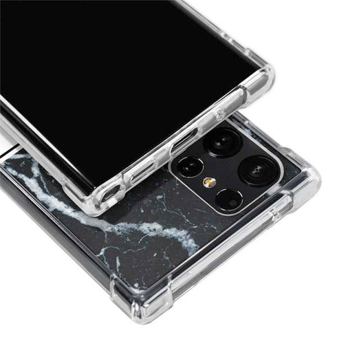 NBA Cleveland Cavaliers Marble Galaxy S24 Ultra Clear Case