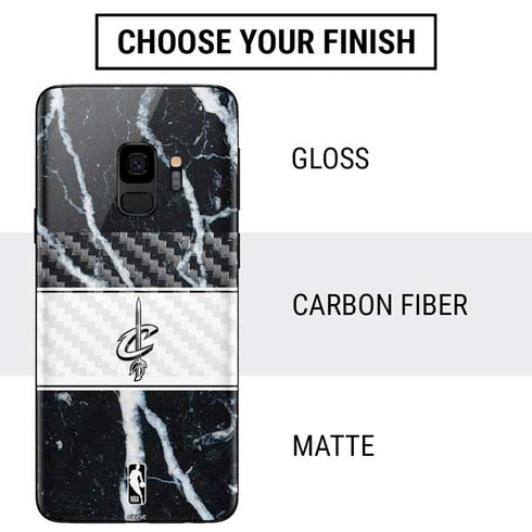 NBA Cleveland Cavaliers Marble Galaxy S9 Skin
