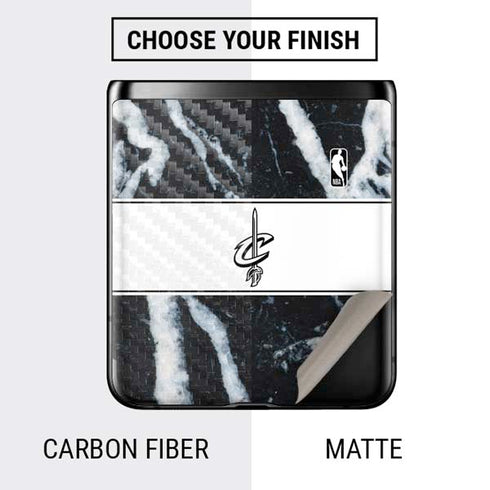 NBA Cleveland Cavaliers Marble Galaxy Z Flip Skin