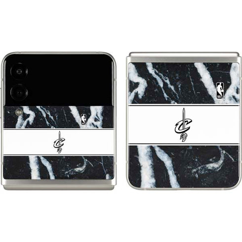 NBA Cleveland Cavaliers Marble Galaxy Z Flip3 5G Skin
