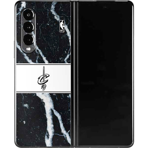 NBA Cleveland Cavaliers Marble Galaxy Z Fold3 5G Skin
