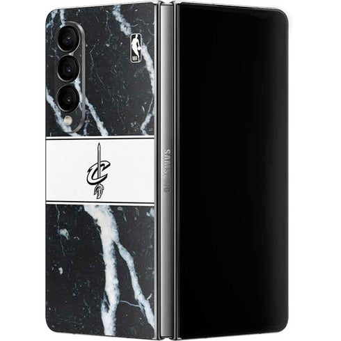NBA Cleveland Cavaliers Marble Galaxy Z Fold4 5G Skin