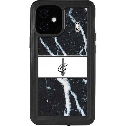 NBA Cleveland Cavaliers Marble iPhone 12 Mini Waterproof Case