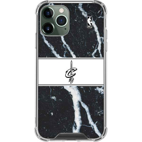 NBA Cleveland Cavaliers Marble iPhone 12 Pro Clear Case