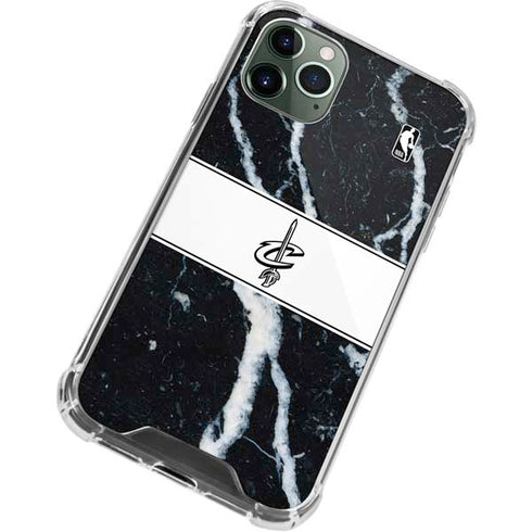 NBA Cleveland Cavaliers Marble iPhone 12 Pro Clear Case