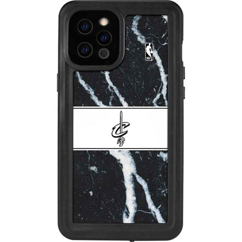 NBA Cleveland Cavaliers Marble iPhone 12 Pro Max Waterproof Case