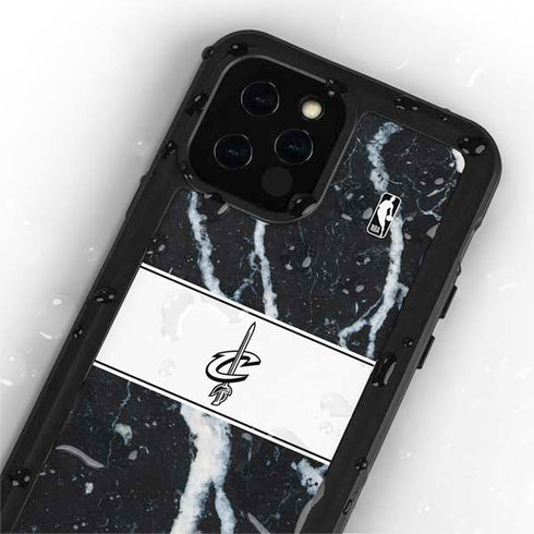 NBA Cleveland Cavaliers Marble iPhone 12 Pro Waterproof Case