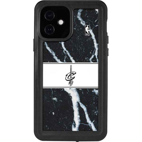 NBA Cleveland Cavaliers Marble iPhone 12 Waterproof Case