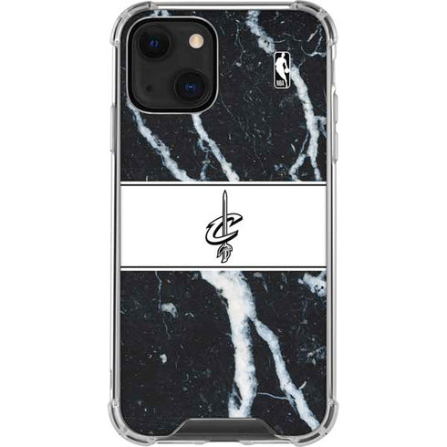 NBA Cleveland Cavaliers Marble iPhone 13 Mini Clear Case