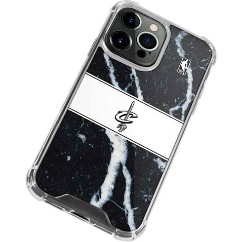 NBA Cleveland Cavaliers Marble iPhone 13 Pro Clear Case