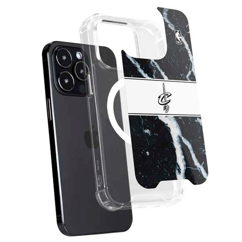 NBA Cleveland Cavaliers Marble iPhone 13 Pro MagSafe Case