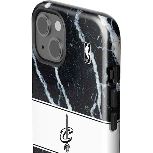 NBA Cleveland Cavaliers Marble iPhone 14 Plus Impact Case