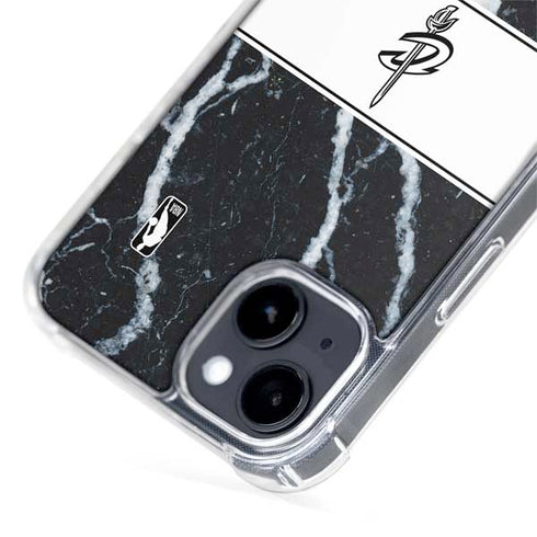 NBA Cleveland Cavaliers Marble iPhone 15 Plus MagSafe Case