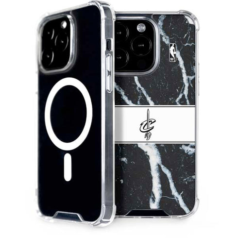 NBA Cleveland Cavaliers Marble iPhone 14 Pro MagSafe Case