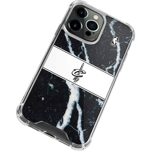 NBA Cleveland Cavaliers Marble iPhone 15 Pro Max Clear Case