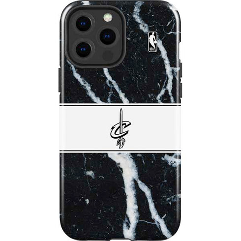 NBA Cleveland Cavaliers Marble iPhone 14 Pro Max Impact Case