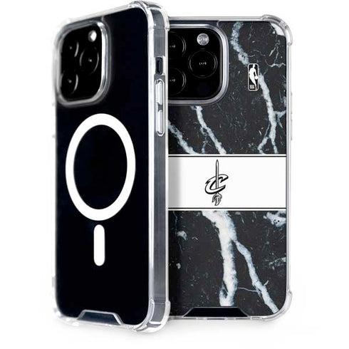 NBA Cleveland Cavaliers Marble iPhone 15 Pro Max MagSafe Case