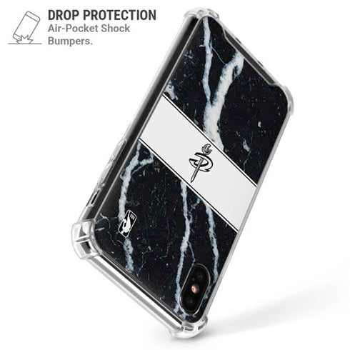 NBA Cleveland Cavaliers Marble iPhone XS Max Clear Case