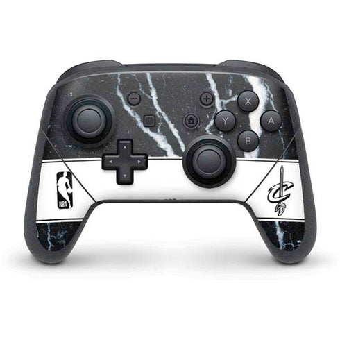 NBA Cleveland Cavaliers Marble Nintendo Switch Pro Controller Skin