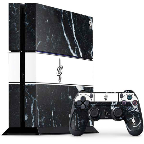 NBA Cleveland Cavaliers Marble PS4 Console and Controller Bundle Skin