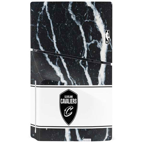 NBA Cleveland Cavaliers Marble PS5 Slim Disk Console Skin