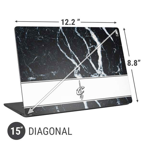NBA Cleveland Cavaliers Marble Universal Laptop 15in (12.2 x 8.8in) Skin