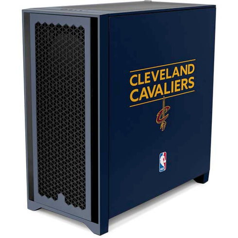 NBA Cleveland Cavaliers Standard - Blue Corsair 4000D Tempered Glass Mid-Tower ATX Case Skin